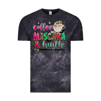 Cloud Black coffee mascara and hustle Vintage Tee - Zillion Design Studio
