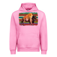 Fuchsia Pink Aztec Buffalo Urban Hoodie - Bettercallsaul