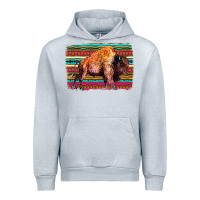 Heather Grey Aztec Buffalo Urban Hoodie - Bettercallsaul