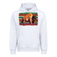 White Aztec Buffalo Urban Hoodie - Bettercallsaul