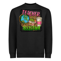Black teacher assistant Heavyweight Sweatshirt - texasbilliewilder