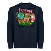 Navy teacher assistant Heavyweight Sweatshirt - texasbilliewilder