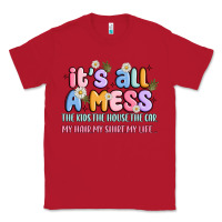 Red its all a mess Classic Tee - JahusDesignShop
