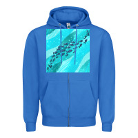 True Royal fish and sea seamless pattern Zipper Hoodie - BundleAndBundleShop