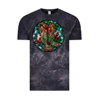Cloud Black Christmas Cowboy Boots Vintage Tee - RanaPortraitStore