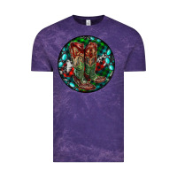 Cloud Purple Christmas Cowboy Boots Vintage Tee - RanaPortraitStore