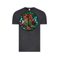 Vintage Black Christmas Cowboy Boots Vintage Tee - RanaPortraitStore