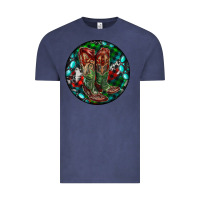Vintage Denim Christmas Cowboy Boots Vintage Tee - RanaPortraitStore