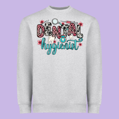 Dental Hygienist Heavyweight Sweatshirt Designed By Zillion Design Studio