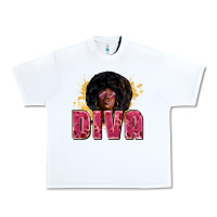 White Diva juneteenth Urban Heavy Tee - Zillion Design Studio