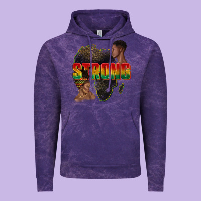 Vintage Hoodie strong with glitter