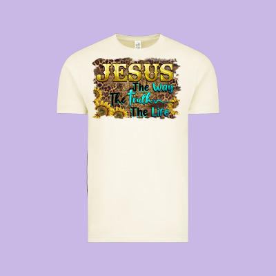 Jesus The Way The Truth The Life Vintage Tee Designed By Barkaloodesign