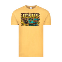 Vintage Mustard jesus the way the truth the life Vintage Tee - BarkalooDesign