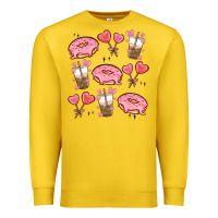 Lemon valentines day doodles Premium Sweatshirt - MaliasSmallBusiness