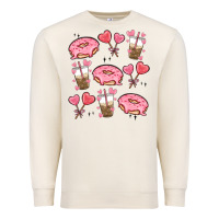 Sandshell valentines day doodles Premium Sweatshirt - MaliasSmallBusiness