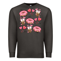 Smoke valentines day doodles Premium Sweatshirt - MaliasSmallBusiness