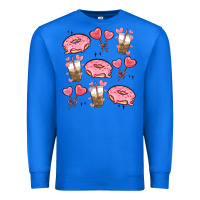 True Royal valentines day doodles Premium Sweatshirt - MaliasSmallBusiness