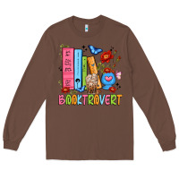 Chestnut booktrovert Long Sleeve Tee - JahusDesignShop