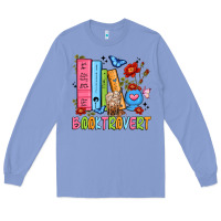Colony Blue booktrovert Long Sleeve Tee - JahusDesignShop