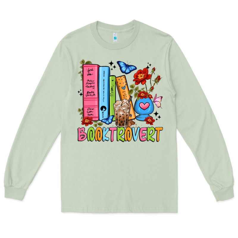 Booktrovert Long Sleeve Tee by JahusDesignShop | Teevron