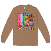Toasted Coconut booktrovert Long Sleeve Tee - JahusDesignShop