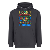 Smoke dont speak much because im brilliant Heavyweight Hoodie - MaliasSmallBusiness