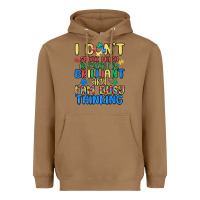 Toasted Coconut dont speak much because im brilliant Heavyweight Hoodie - MaliasSmallBusiness