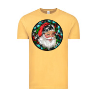 Vintage Mustard Christmas Santa Claus Vintage Tee - RanaPortraitStore