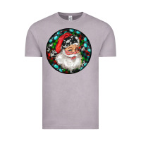 Vintage Zinc Christmas Santa Claus Vintage Tee - RanaPortraitStore