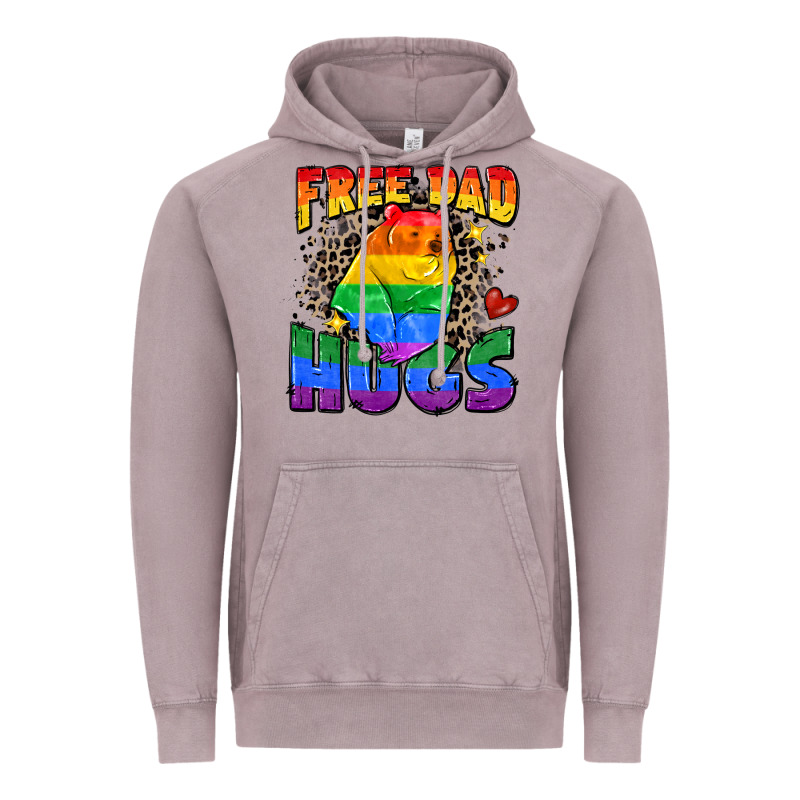 Free Dad Hugs Vintage Hoodie by Zillion Design Studio | Teevron