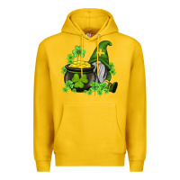 Lemon st patricks gnome and pot of gold Premium Hoodie - AdoDesignShop