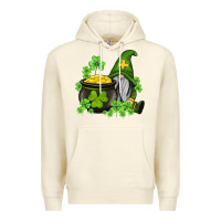 Sandshell st patricks gnome and pot of gold Premium Hoodie - AdoDesignShop