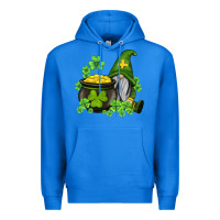 True Royal st patricks gnome and pot of gold Premium Hoodie - AdoDesignShop