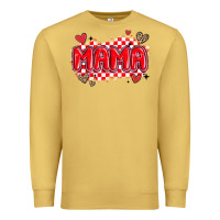 Antique Gold valentine mama Premium Sweatshirt - MaliasSmallBusiness