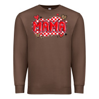 Chestnut valentine mama Premium Sweatshirt - MaliasSmallBusiness