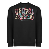 Black dental assistant Heavyweight Sweatshirt - Zillion Design Studio