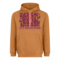 Meerkat overcome through courage strength  malia Heavyweight Hoodie - MaliasSmallBusiness