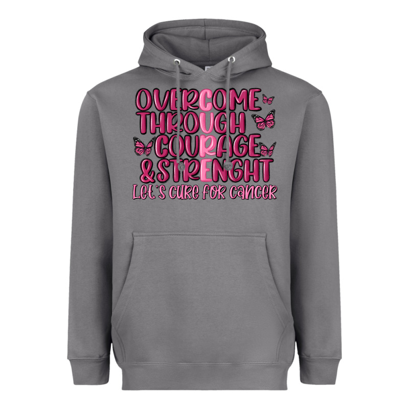 Overcome Through Courage Strength  Malia Heavyweight Hoodie by MaliasSmallBusiness | Teevron