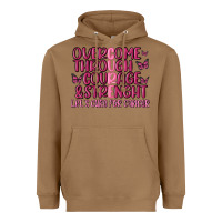Toasted Coconut overcome through courage strength  malia Heavyweight Hoodie - MaliasSmallBusiness