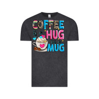 Vintage Black coffee is a hug in a Vintage Tee - Zillion Design Studio