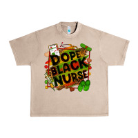 French Oak Dope black Nurse juneteenth Urban Heavy Tee - Zillion Design Studio