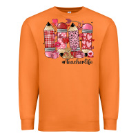 Carrot valentines day teacher life Premium Sweatshirt - MaliasSmallBusiness