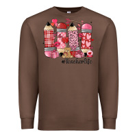 Chestnut valentines day teacher life Premium Sweatshirt - MaliasSmallBusiness