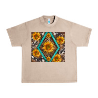 French Oak sunflower tumbler Urban Heavy Tee - BarkalooDesign