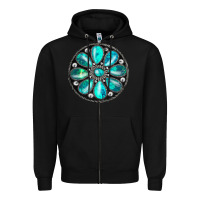 Black gemstone Zipper Hoodie - JahusDesignShop