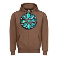 Chestnut gemstone Zipper Hoodie - JahusDesignShop