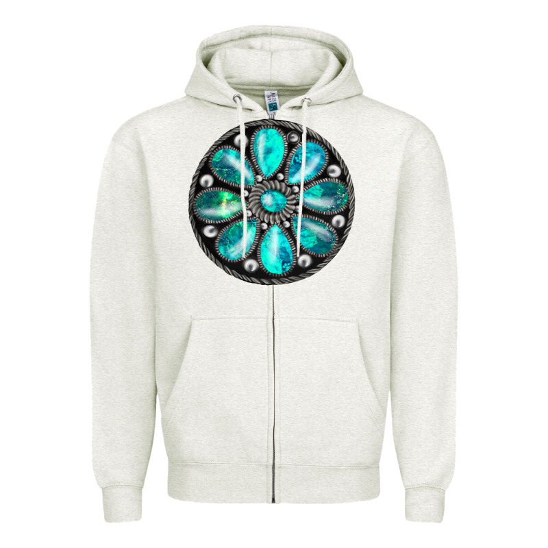 Gemstone Zipper Hoodie by JahusDesignShop | Teevron