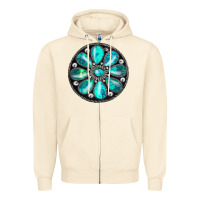 Sandshell gemstone Zipper Hoodie - JahusDesignShop