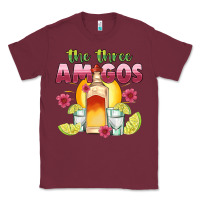 Burgundy the three amigos Classic Tee - JahusDesignShop