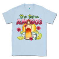 Dusty Blue the three amigos Classic Tee - JahusDesignShop